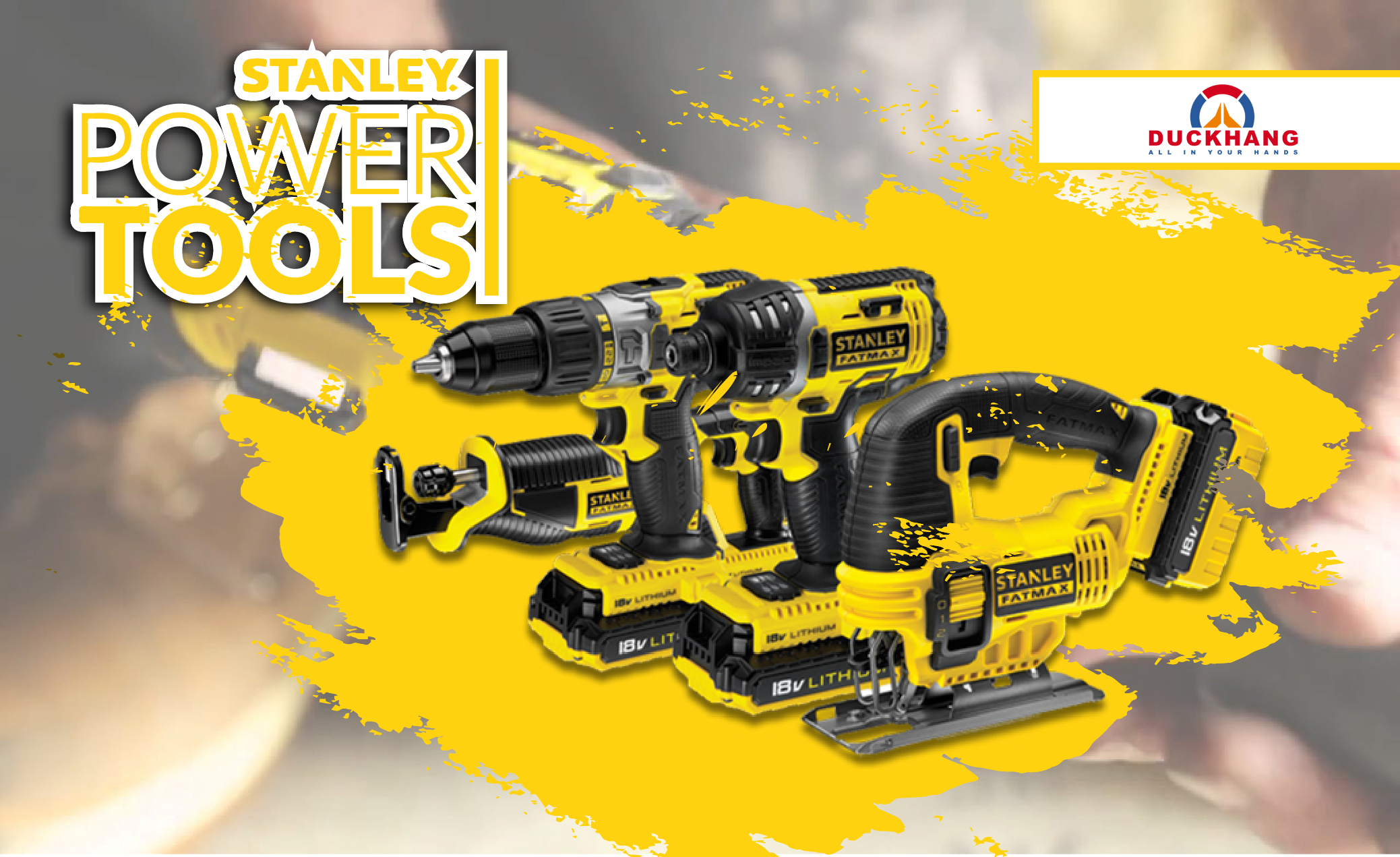 Sanley, Bosch, Makita, Dewalt, Black & Decker, TGM, CF Cooper, Ken. Tuấn Gia Minh là nhà nhập khẩu phân phối