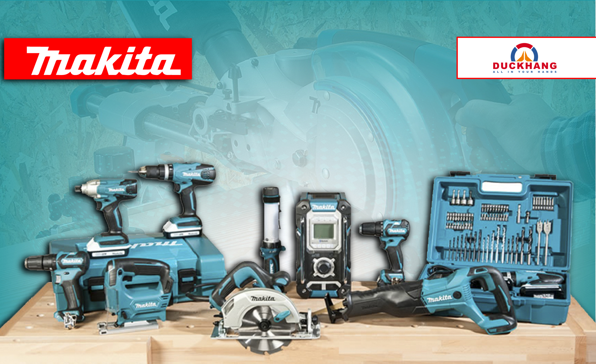 Sanley, Bosch, Makita, Dewalt, Black & Decker, TGM, CF Cooper, Ken. Tuấn Gia Minh là nhà nhập khẩu phân phối