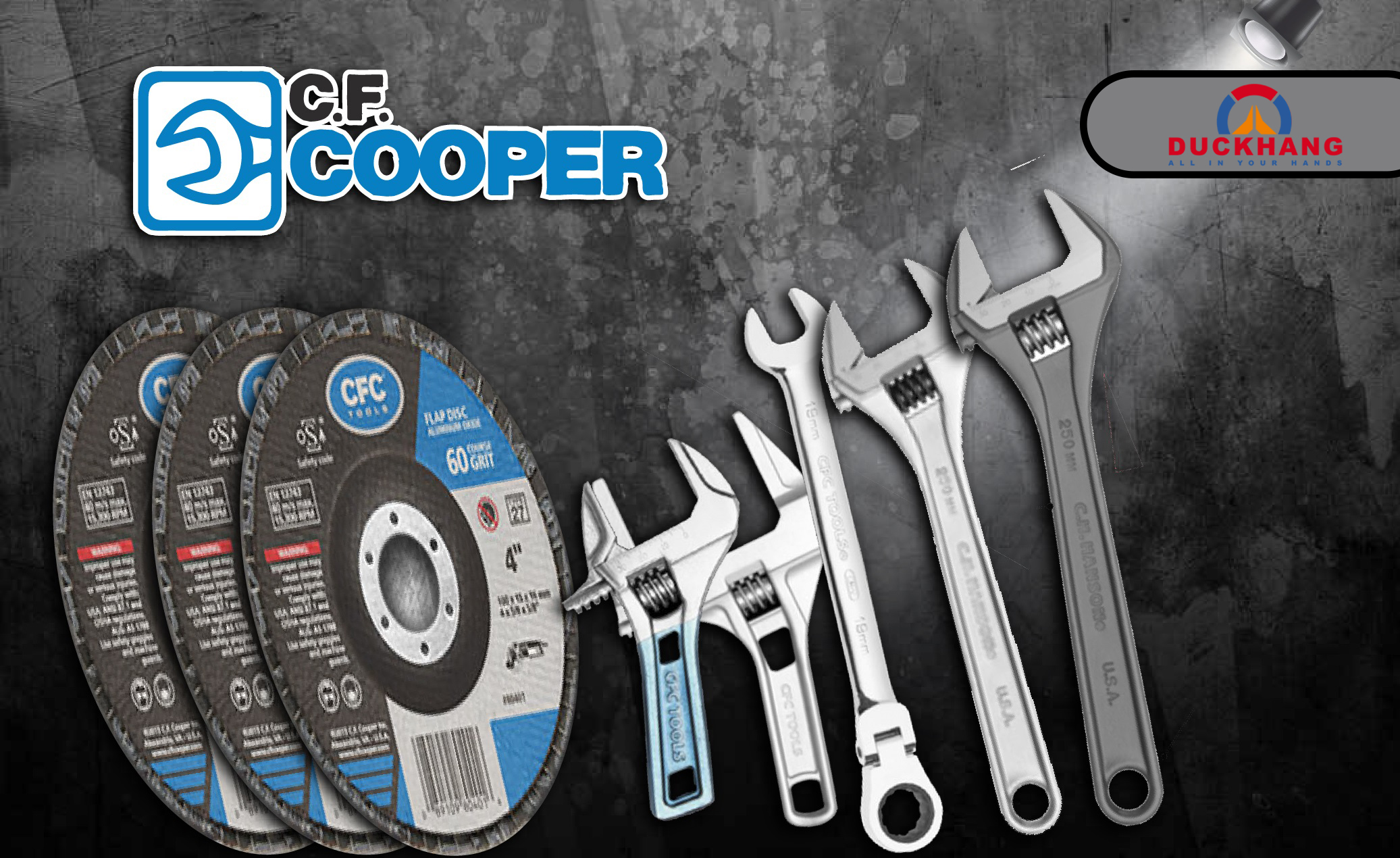 Sanley, Bosch, Makita, Dewalt, Black & Decker, TGM, CF Cooper, Ken. Tuấn Gia Minh là nhà nhập khẩu phân phối